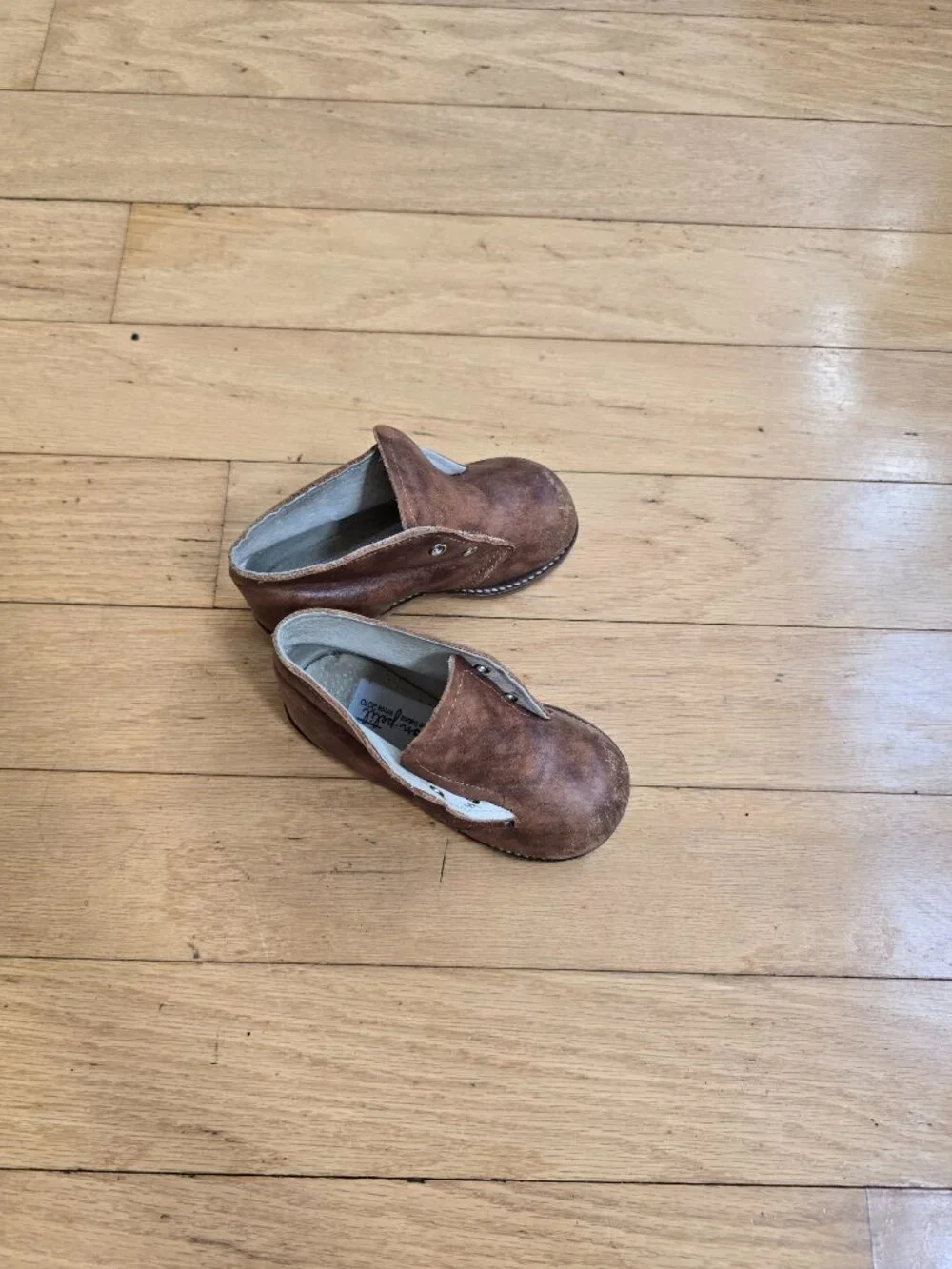 Mon Petit | Lennon Cognac Brown Monochrome Leather High-Top Booties | Toddler 5